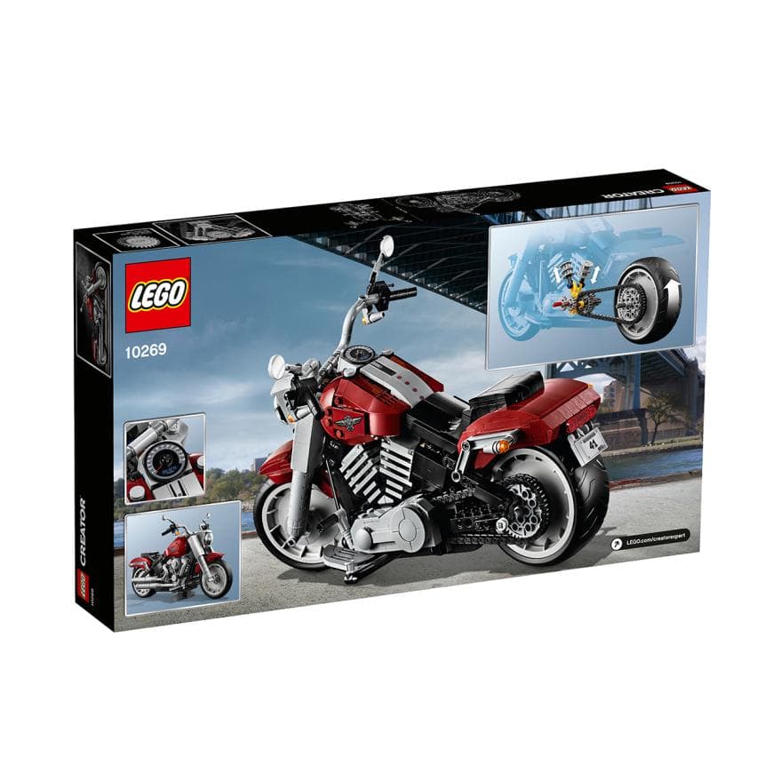 Мотоцикл Harley-Davidson Fat Boy LEGO Creator Expert (#10269) — фото 3