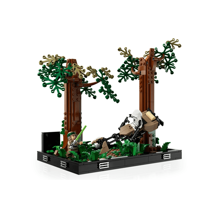 Конструктор — диорама «Погоня на спидерах на Эндоре» LEGO Star Wars Diorama Collection (#75353) — фото 3