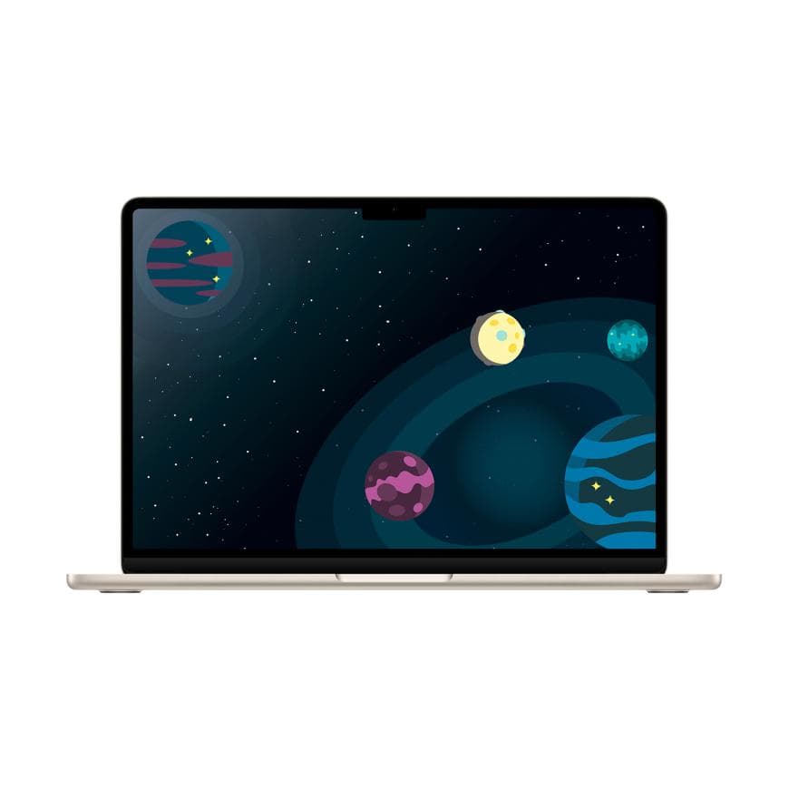 Ноутбук Apple MacBook Air 13" MC8J4 (M3 8-Core, GPU 8-Core, 16GB, 256GB) («Сияющая звезда» | Starlight) — фото 2
