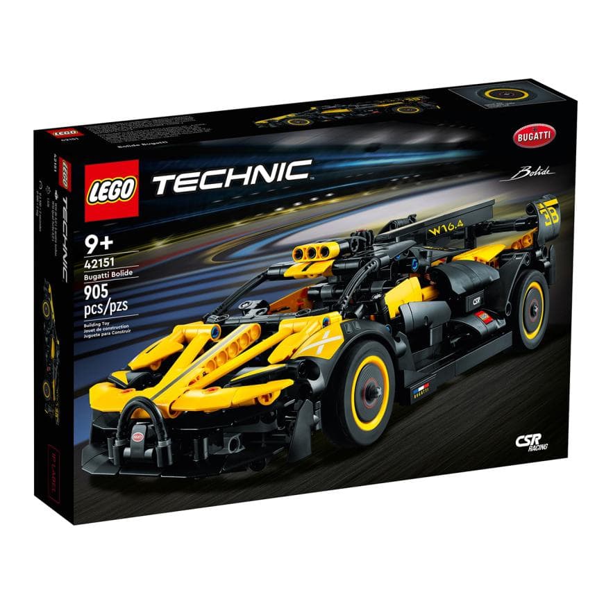 Конструктор — болид Bugatti LEGO Technic (#42151) — фото 6