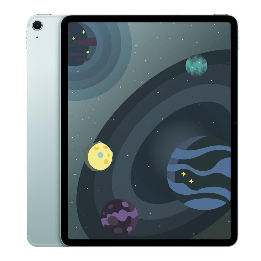 Планшет Apple iPad Air 13”, 128 ГБ, Wi-Fi + Cellular (Голубой | Blue) (M3 | 2025) — фото 2