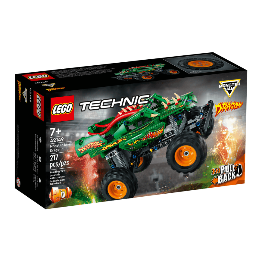 Конструктор — монстр-трак «Дракон» LEGO Technic Monster Jam (#42149) — фото 5