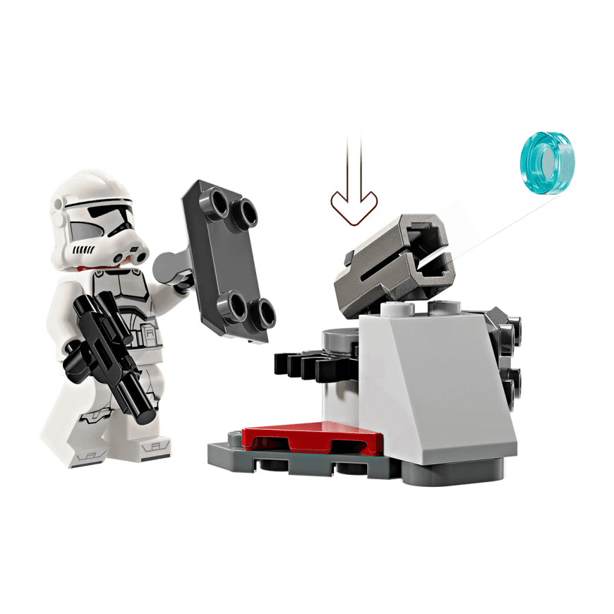 Конструктор — боевой набор солдат-клонов и боевых дроидов LEGO Star Wars (#75372) — фото 3