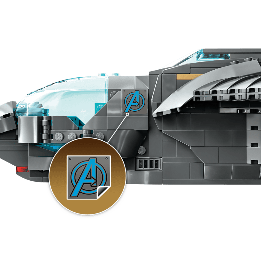 Конструктор — квинджет Мстителей LEGO Marvel (#76248) — фото 6