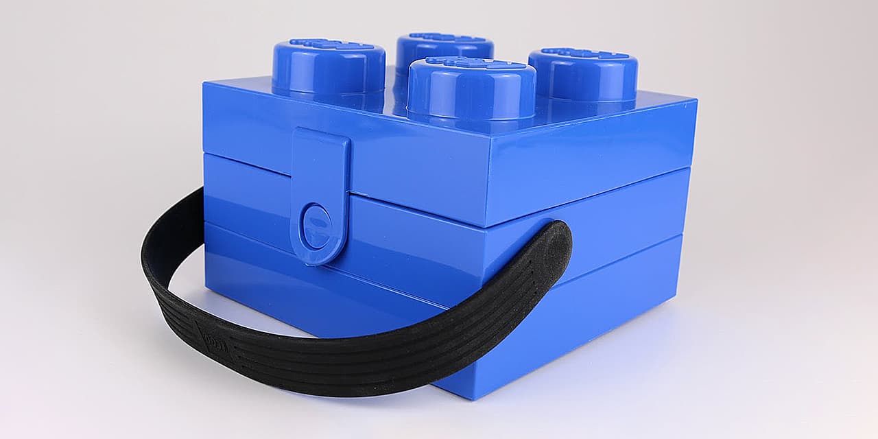 Коробка с ручкой LEGO Box with Handle (#4024) — фото 6