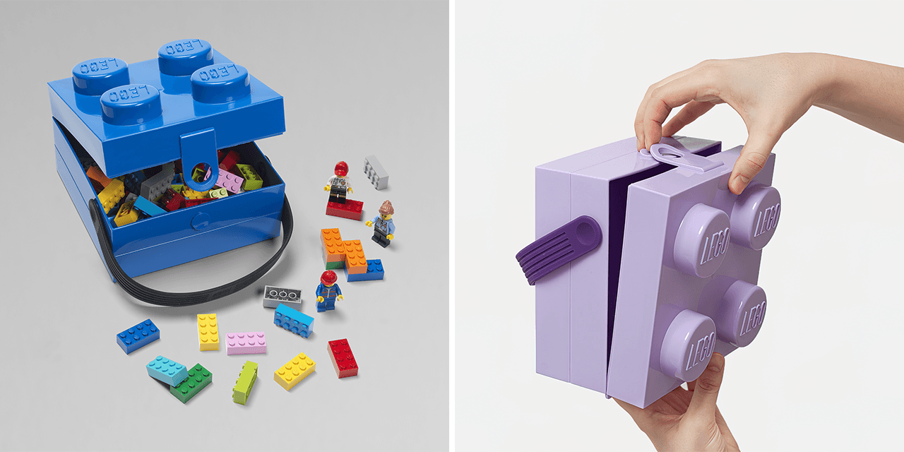 Коробка с ручкой LEGO Box with Handle (#4024) — фото 5