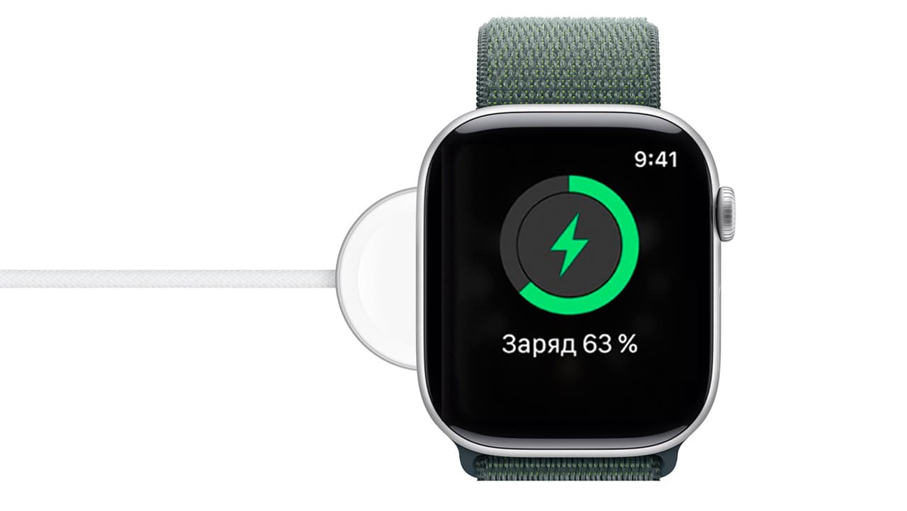 Часы Apple Watch Series 10, 46 мм, алюминий серебристого цвета, браслет Sport Loop дымчато-голубого цвета — фото 6