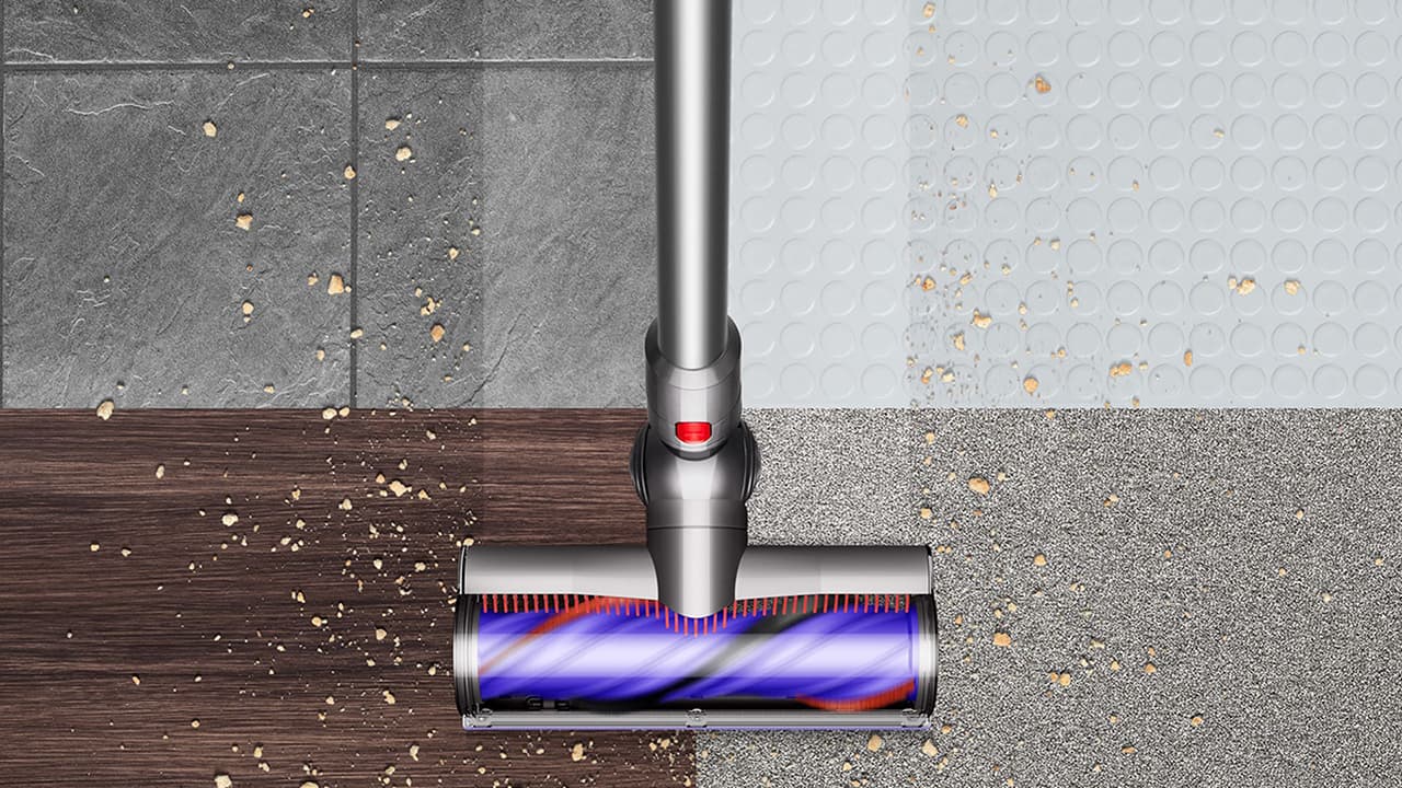 Беспроводной вертикальный пылесос Dyson V8 Absolute (Silver/Yellow) (SV25) (2021) — фото 6