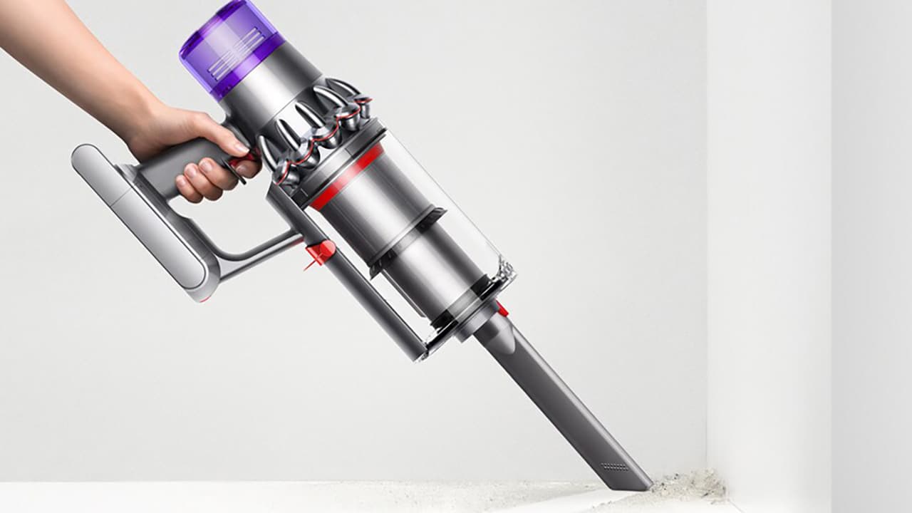 Беспроводной вертикальный пылесос Dyson V11 Extra (SV28) (Nickel/Red) (2023) — фото 6