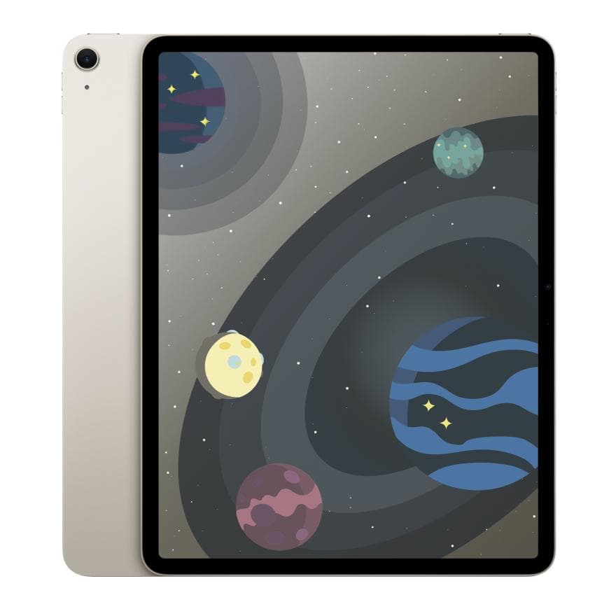 Планшет Apple iPad Air 13”, 128 ГБ, Wi-Fi («Сияющая звезда» | Starlight) (M3 | 2025) — фото 2