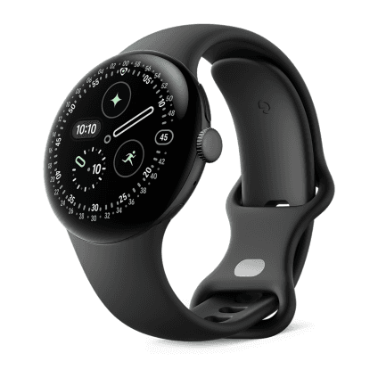 Умные часы Google Pixel Watch 4, 41 мм, Wi-Fi, ремешок цвета «чёрный обсидиан»