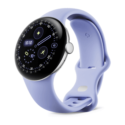 Умные часы Google Pixel Watch 4, 41 мм, Wi-Fi, ремешок цвета «голубой ирис»