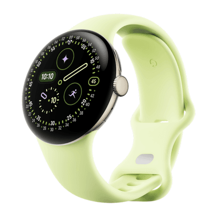 Умные часы Google Pixel Watch 4, 41 мм, Wi-Fi, ремешок цвета «лемонграсс»